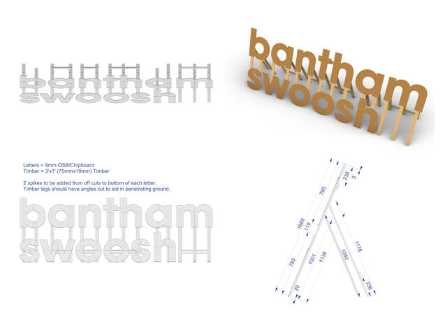 Bantham Swoosh - Technical Drawings